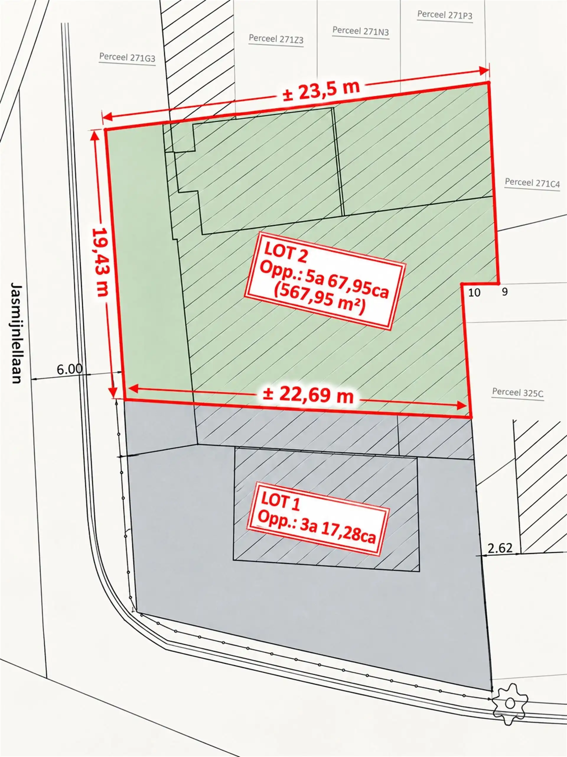 Interessante bouwgrond van 568 m² met loods op in Kortrijk! foto 3