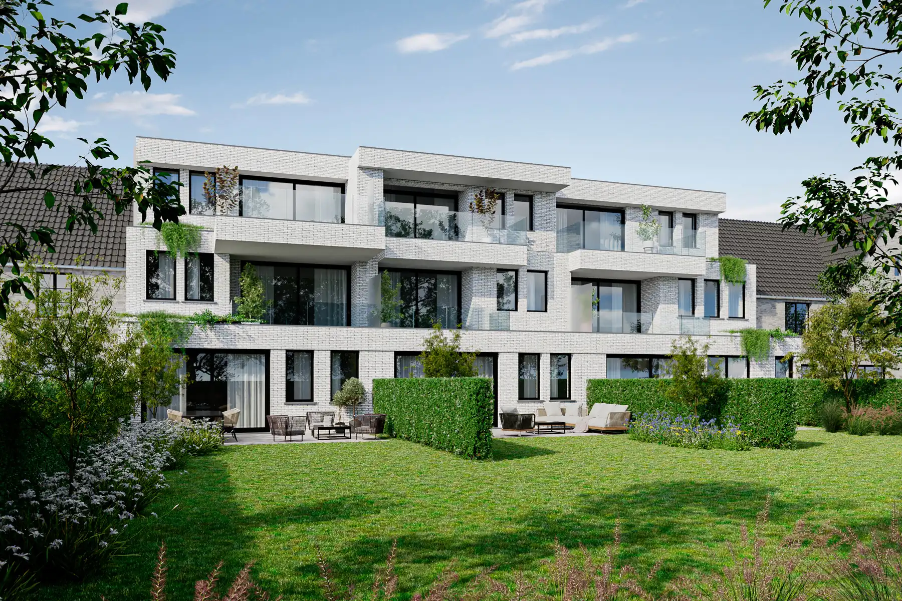 9 NIEUWBOUWAPPARTEMENTEN MET ZONNIGE TERRASSEN foto 4