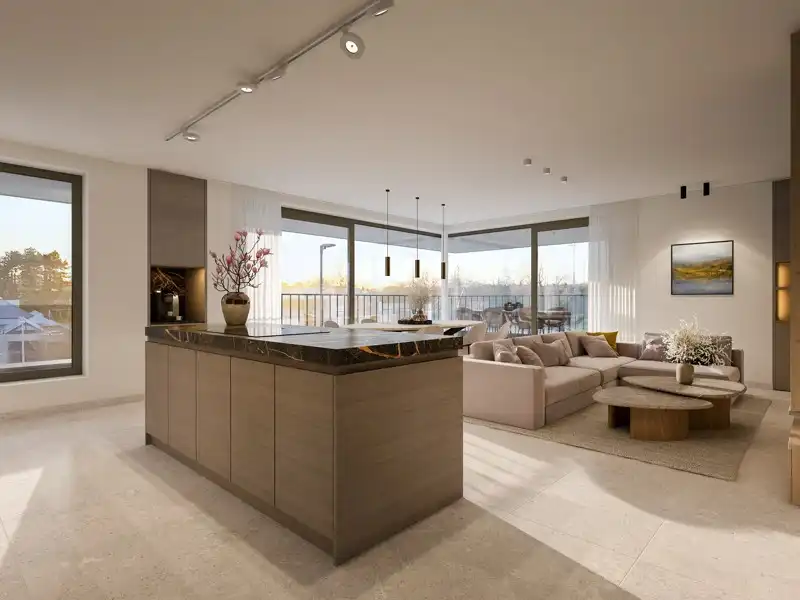MOGELIJKHEID AANKOOP NIEUWBOUW à 6% BTW - LUXUEUS APPARTEMENT TE KOOP OP TOPLOCATIE IN LOCHRISTI (WACHTEBEKE) - PRIJS INCLUSIEF ONDERGRONDSE PARKEERPLAATS EN KELDERBERGING foto 13