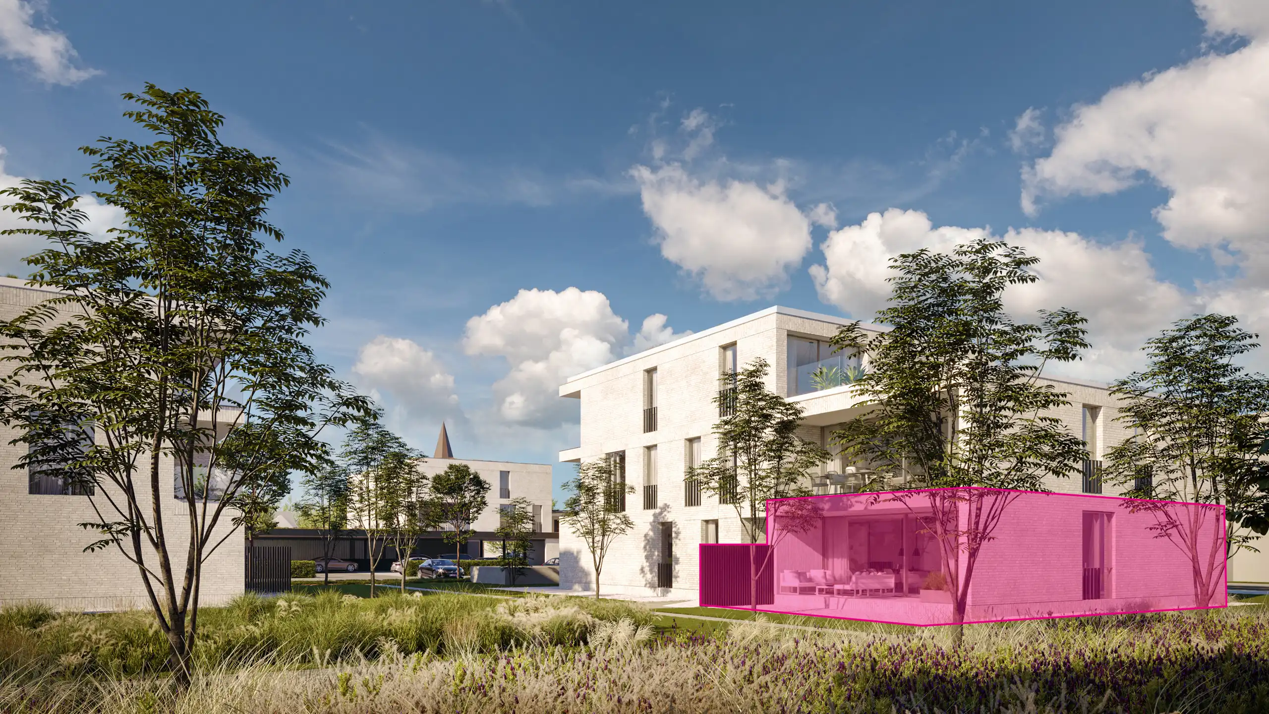 Ruim gelijkvloers appartement met 2 slaapkamers en terras! foto {{pictureIndex}}