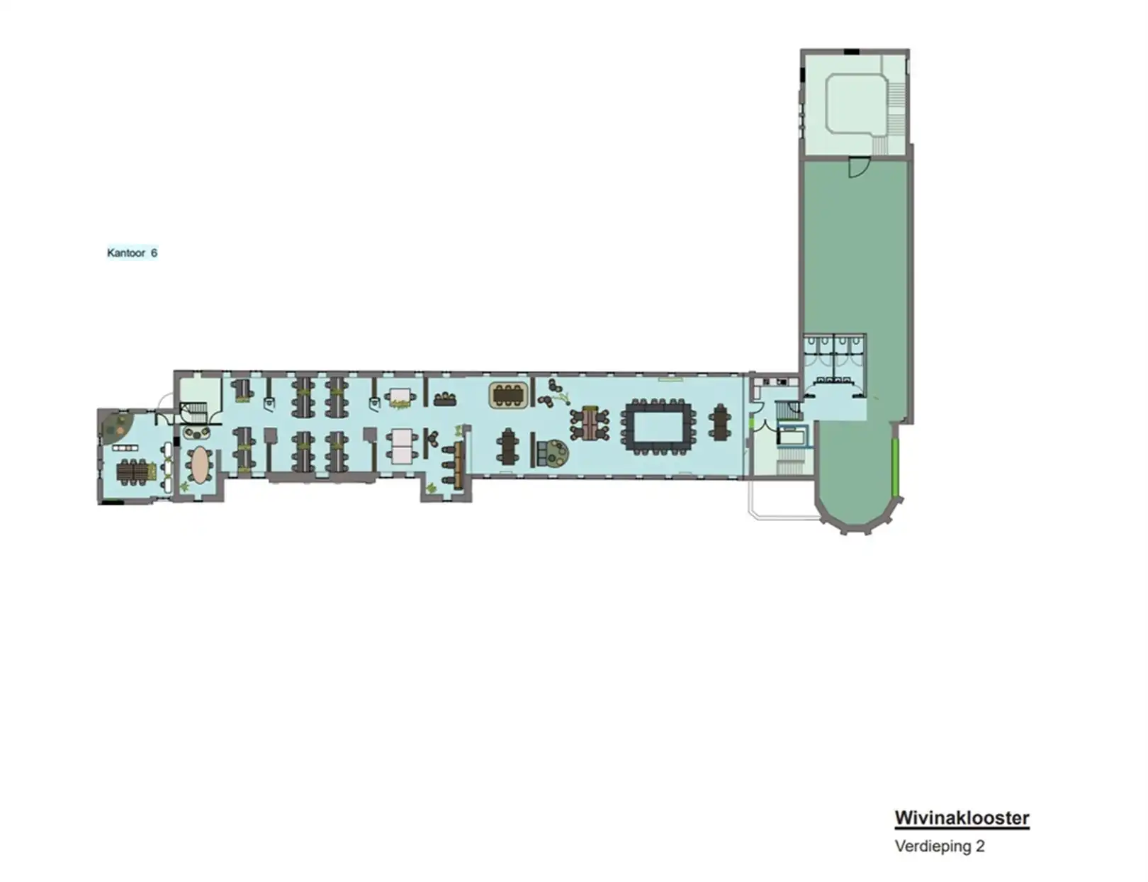 WIVINAKLOOSTER: kantoren te huur vanaf 114 m² foto 33