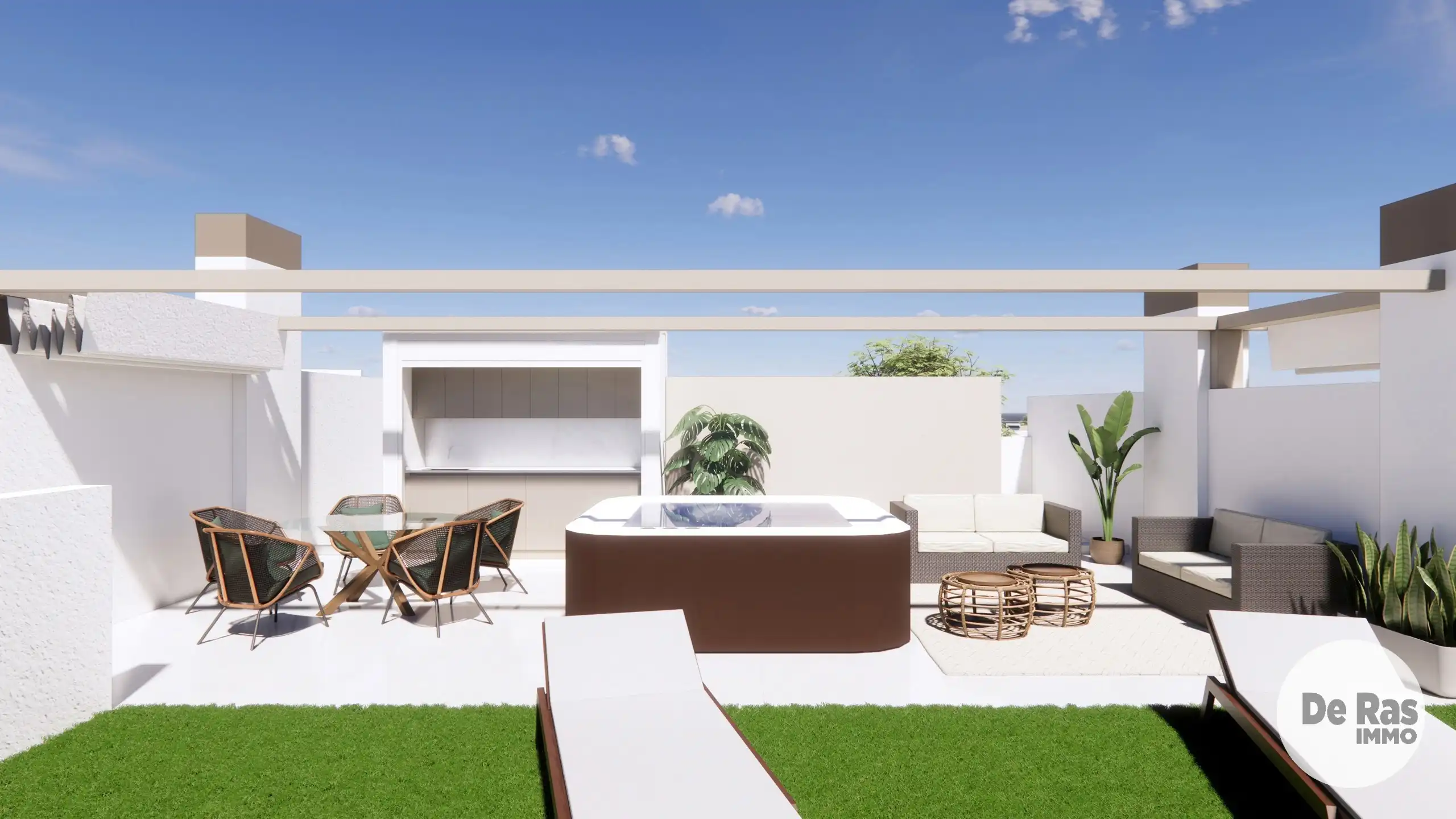 SPANJE - Bungalows / Duplex woningen te koop – 2 & 3 slpk. foto 5
