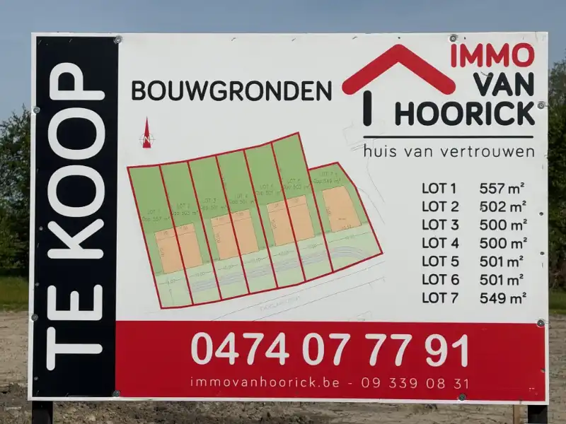 Ruim perceel bouwgrond HOB op 503 m² foto 3