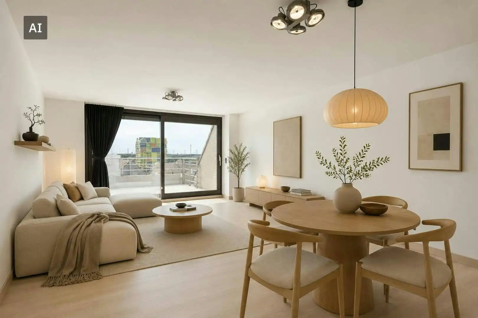 Instapklaar appartement met zonnig terras te koop in Heist foto 6