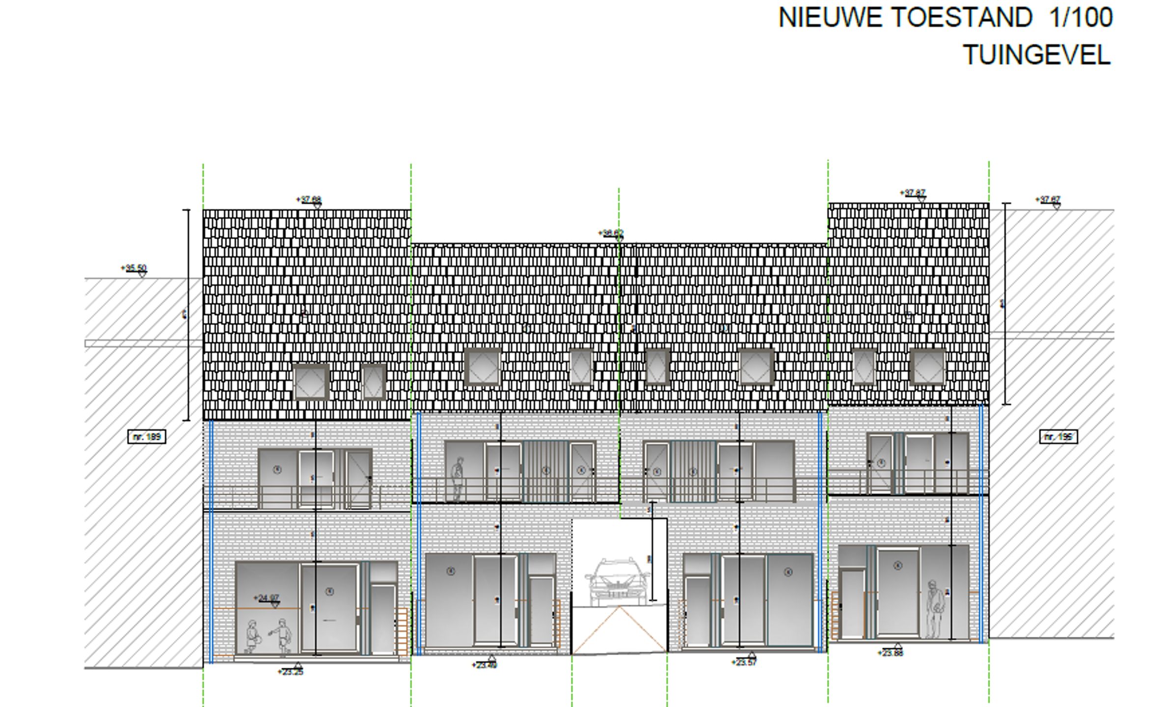 Vergund project voor 4 nieuwbouwwoningen met rivier zicht foto 5