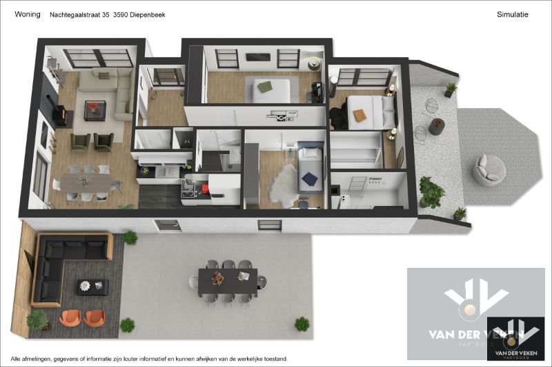INSTAPKLARE WONING MET ONDERHOUDSVRIENDELIJKE TUIN IN DIEPENBEEK foto 26