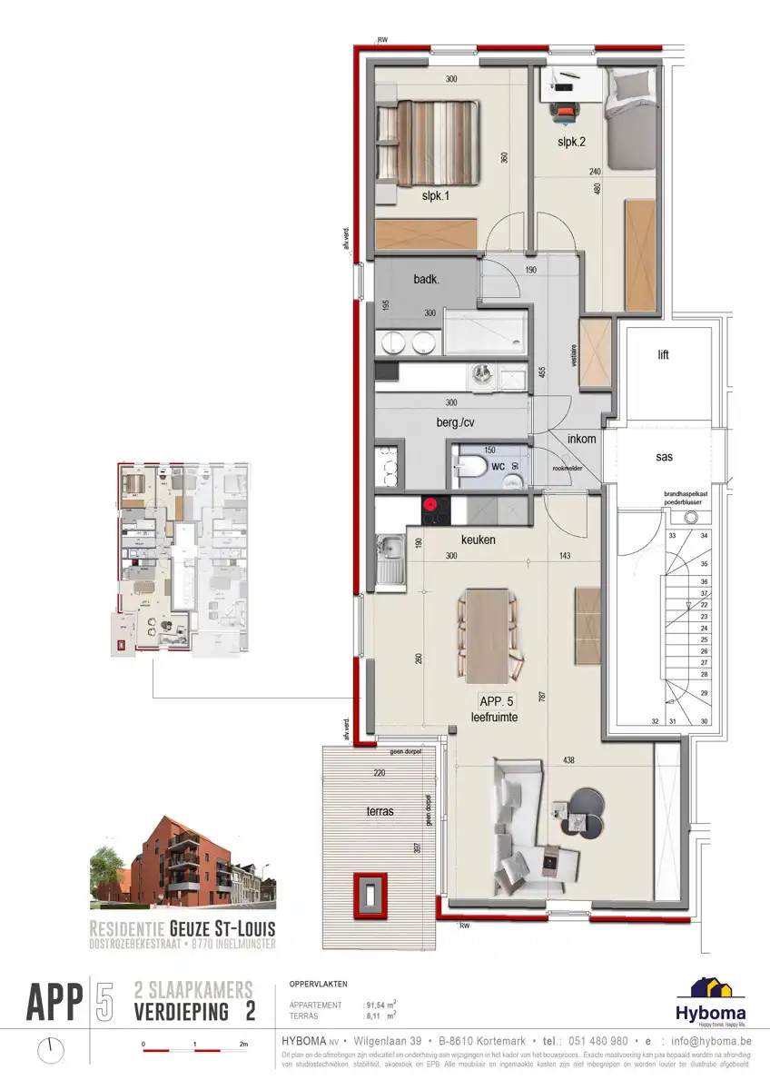 Appartementen te koop in centrum Ingelmunster foto 11