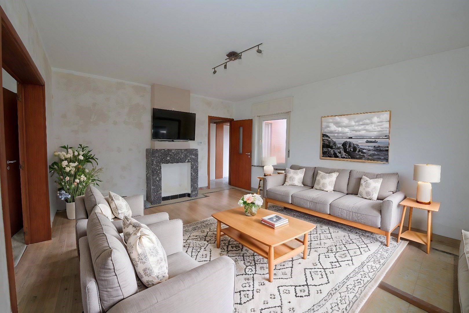 Landelijk gelegen woning met 2 (mogelijks 3) slpk, garage en tuin foto 3