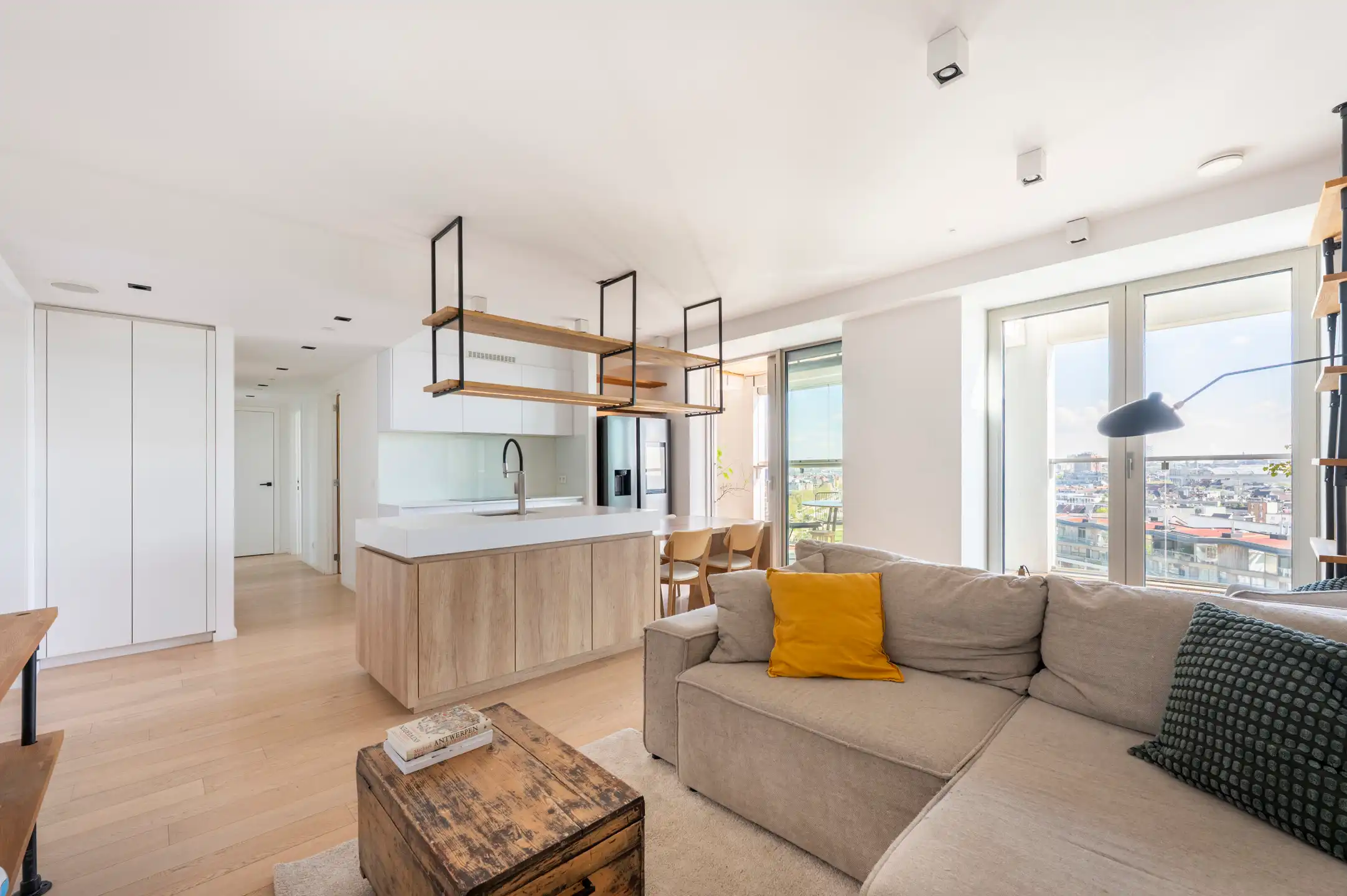 ANTWERPEN - Prachtig 2- slk appartement met panoramisch zicht foto 4