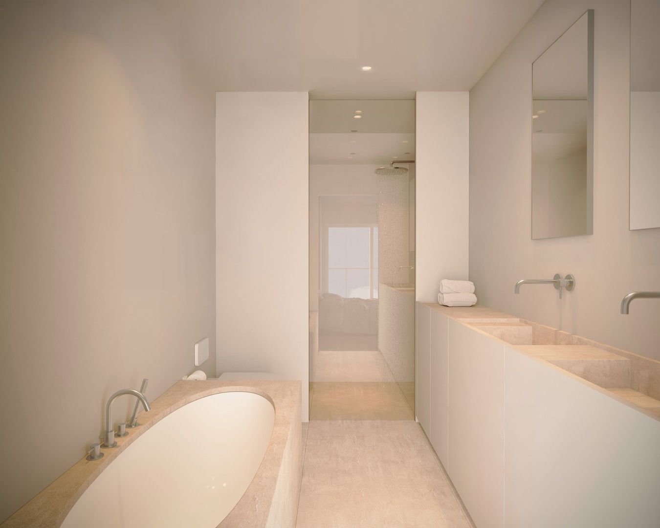 Magnifiek gerenoveerd hoekappartement op de wandeldijk in het Zoute, met frontaal zeezicht. foto 6