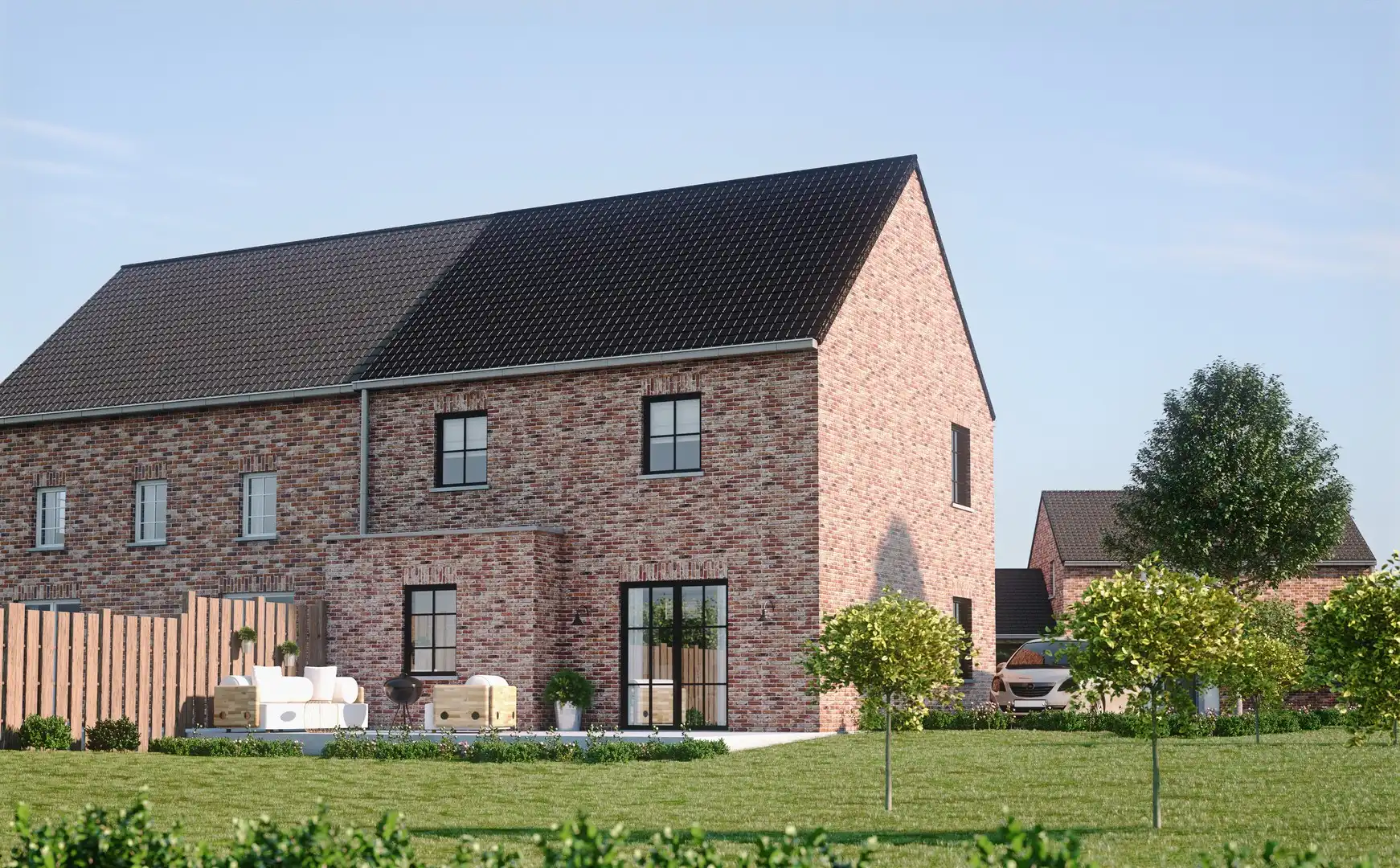 Projectgrond te koop van 1422m² bij dorpscentrum in Bottelare foto 2