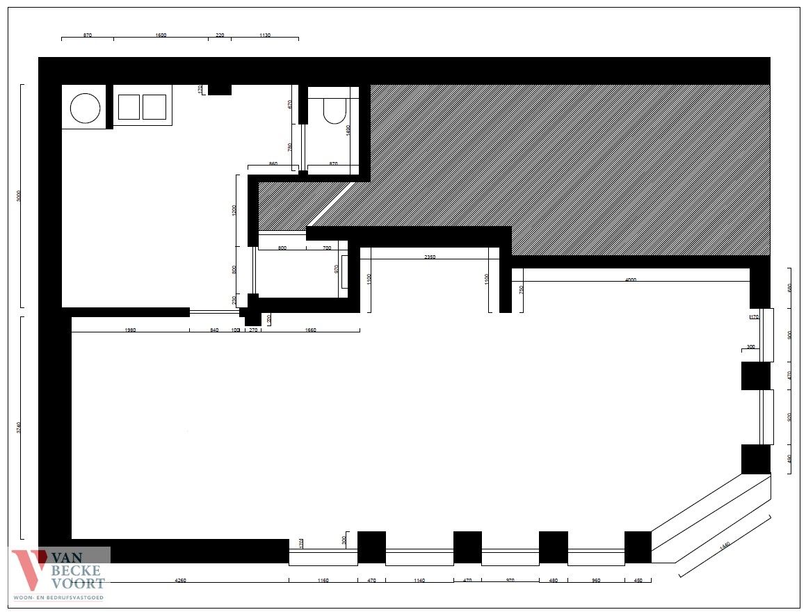 Handelsgelijkvloers 53 m² + kelder 58 m² foto 9