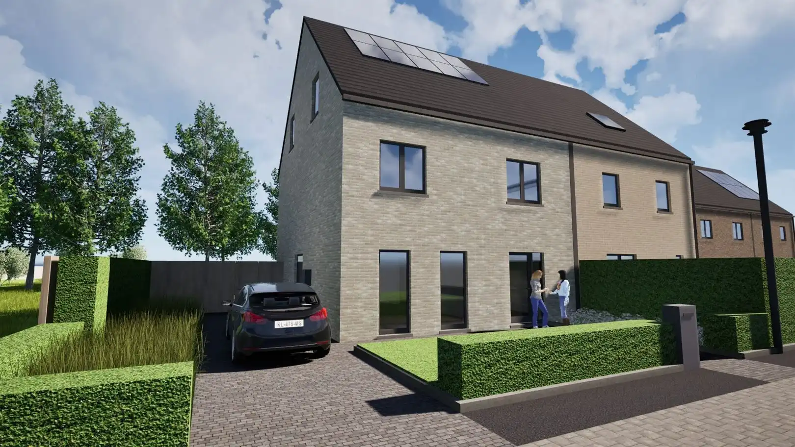 Nieuwbouw in een gezellige verkaveling. foto 3