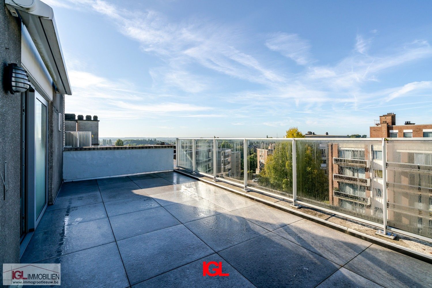 Penthouse-studio met 2 ruime terrassen te koop in Dilbeek foto 8