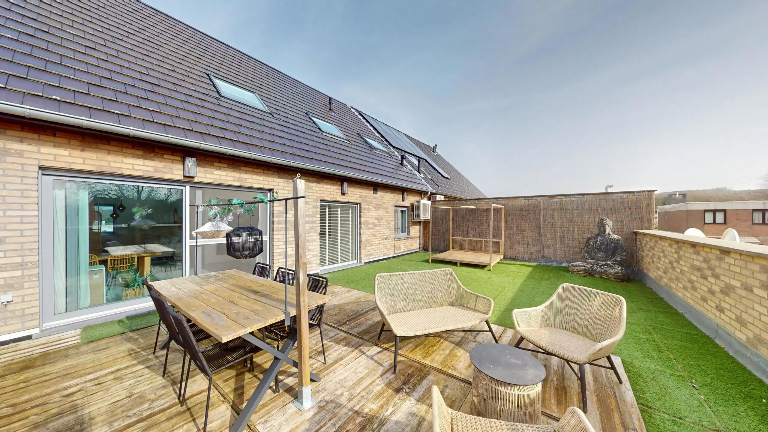 Ruim duplex app met 5 slpks, met prachtig terras en tuin! foto 36