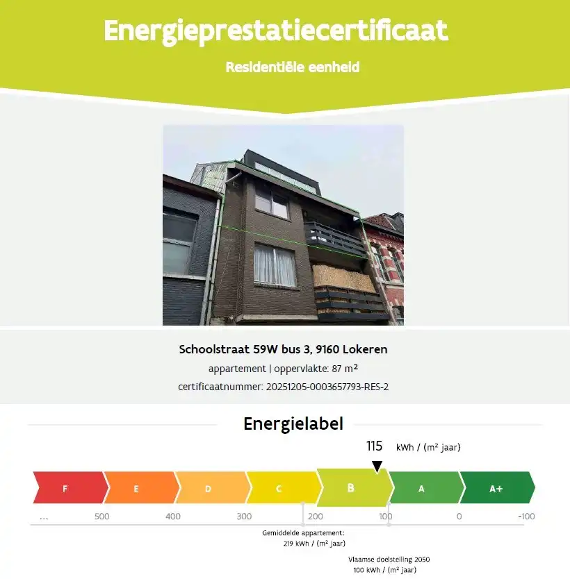 Instapklaar appartement met balkon en garagebox in het centrum van Lokeren foto 9