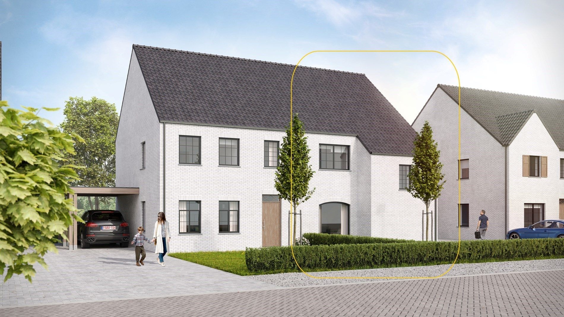 Halfvrijstaande woning in landelijke stijl op 3 a 70 ca (lot 5) (IN OPTIE). foto 5