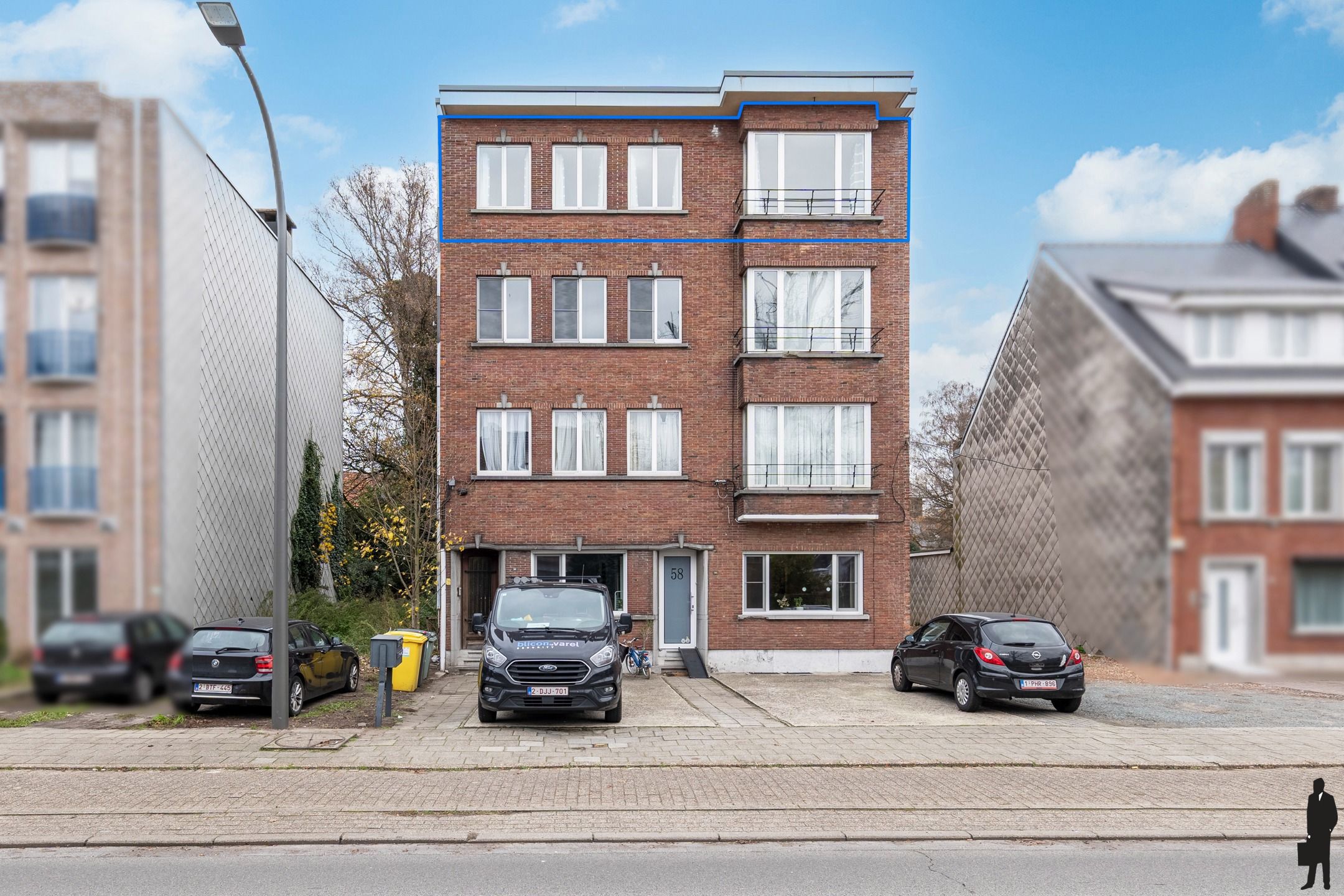 Ruim instapklaar appartement met 2 slaapkamers en terras foto {{pictureIndex}}