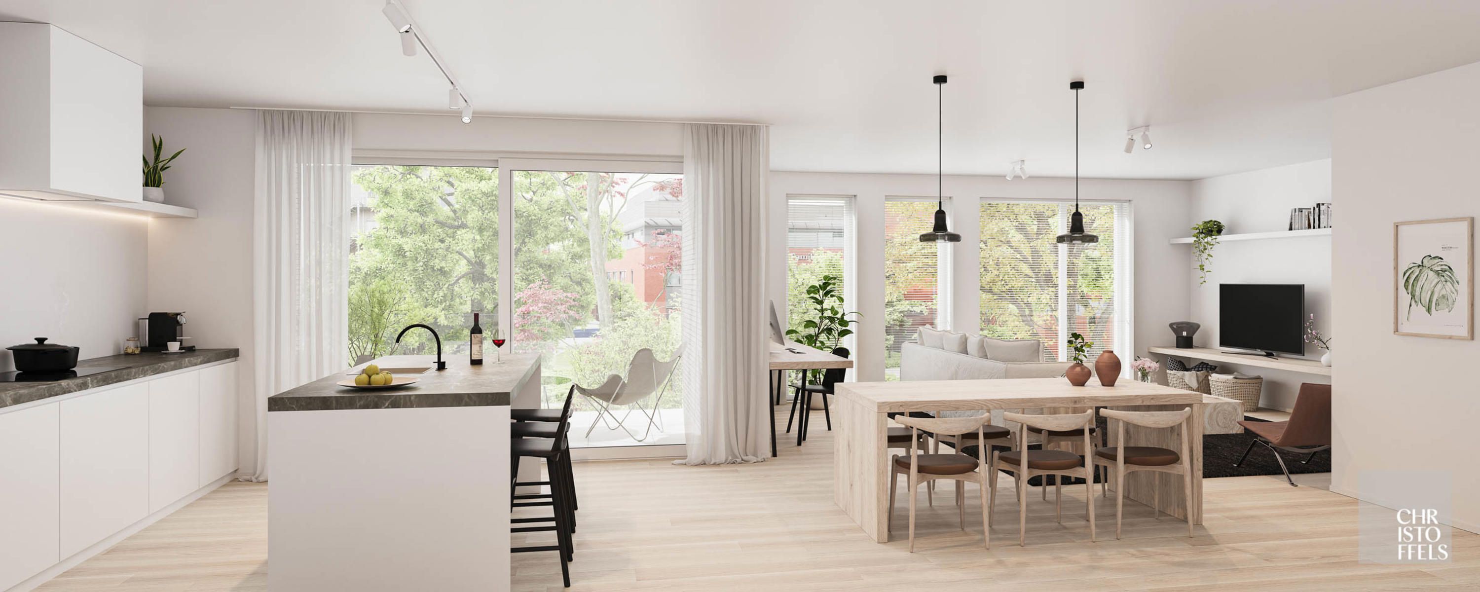 Exclusief wonen in Genk, villa-appartementen met een parktuin foto 8