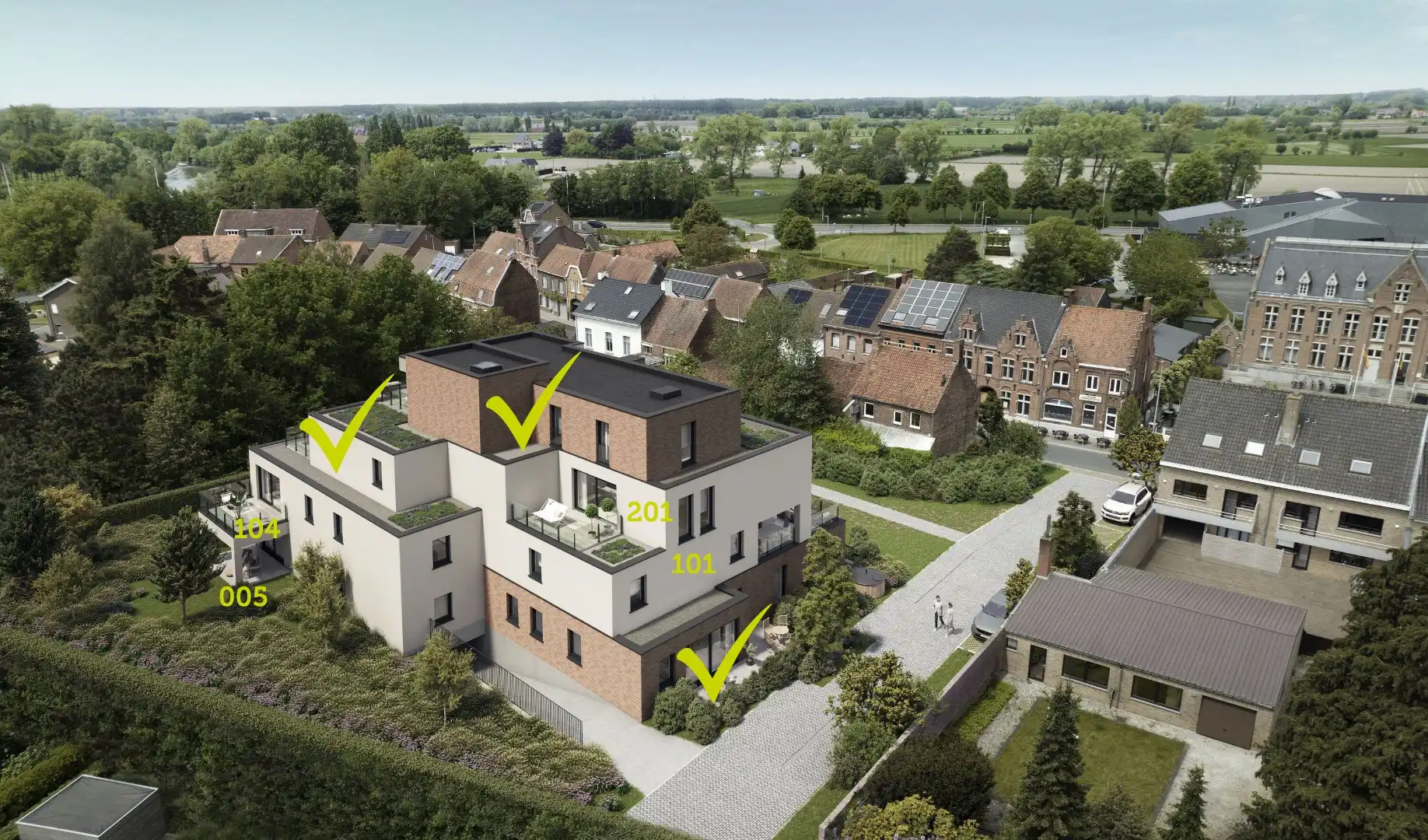 Residentie Artésan, ruime & luxueuze appartementen in centrum Beernem foto 2