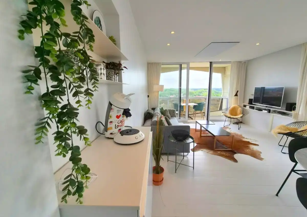 HOEKAPPARTEMENT MET PANORAMISCH ZEEZICHT TE KOOP IN DE PANNE : foto 8