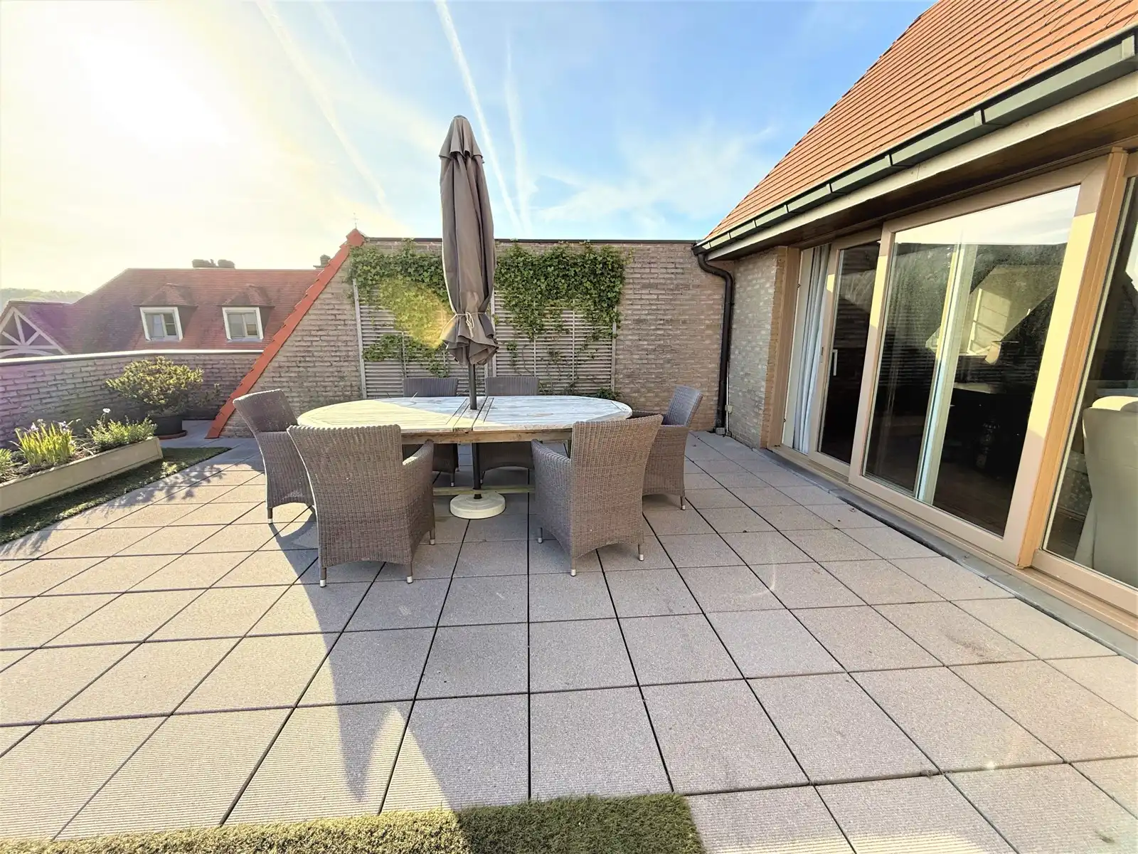 Dakappartement met 3 slaapkamers en enorm terras foto 12