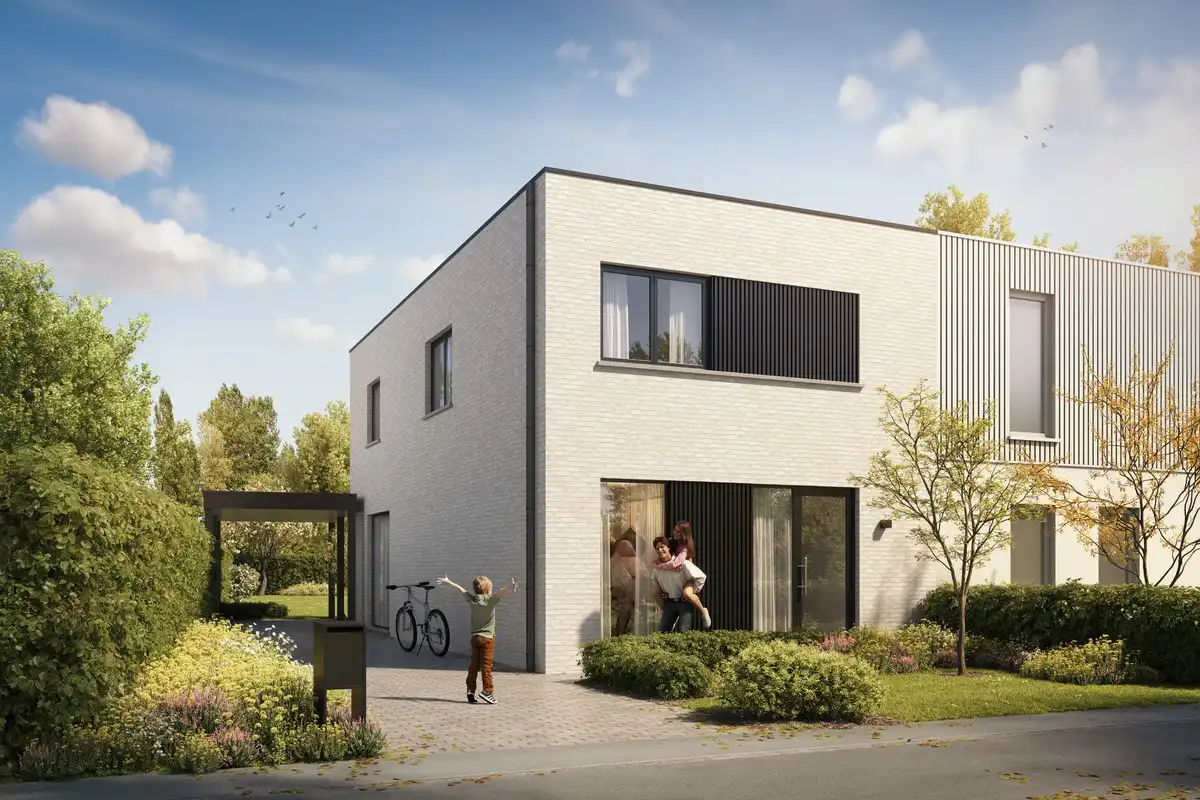 Energiezuinige nieuwbouwwoning op rustige ligging te Ninove foto {{pictureIndex}}