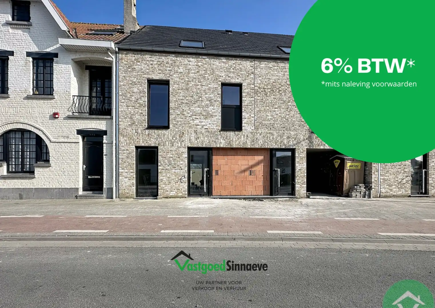 Nieuwbouwwoning met 4 slaapkamers en tuin te Lombardsijde foto {{pictureIndex}}