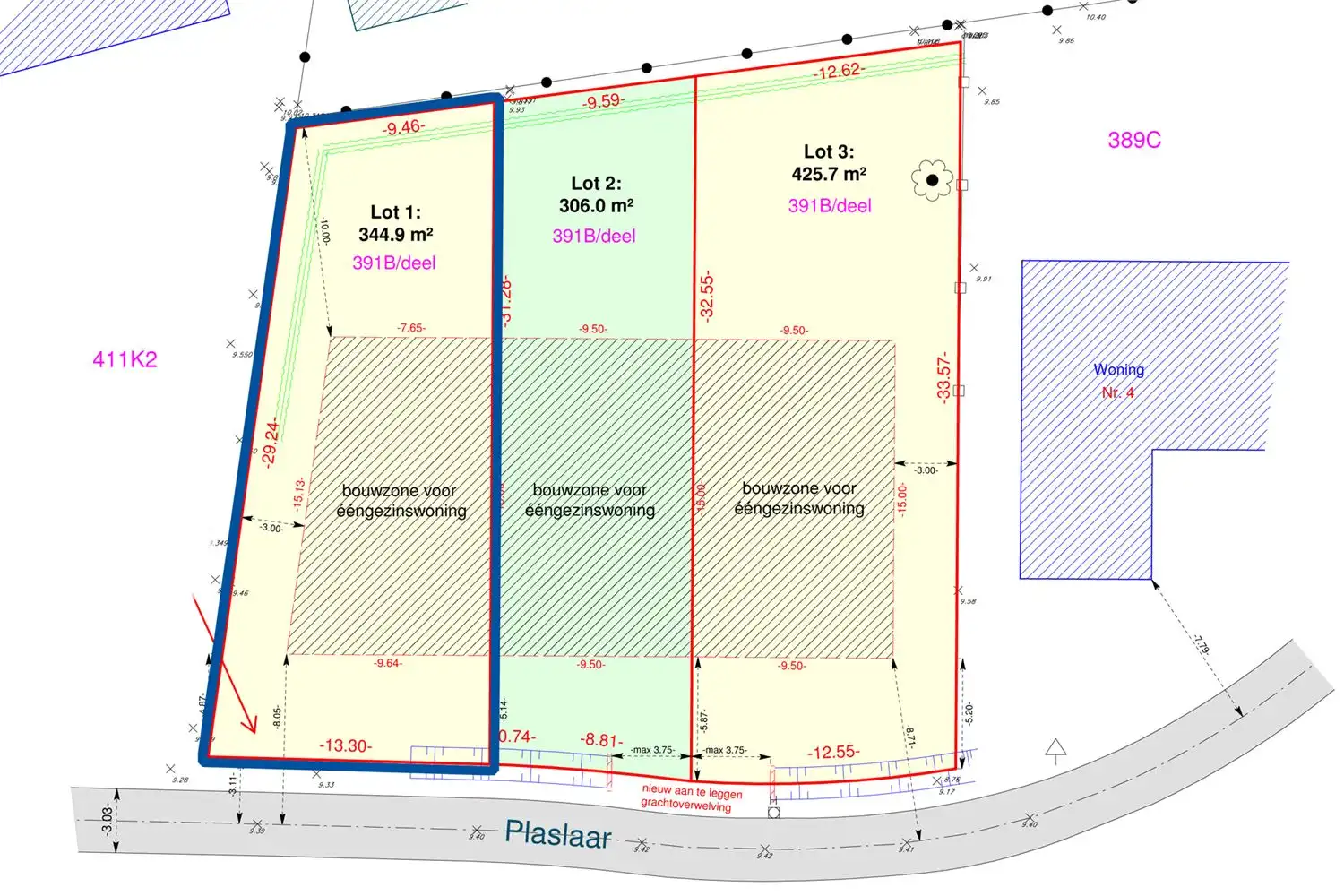 Bouwgrond voor halfopen bebouwing (LOT 1) | Ideaal gelegen met zuidwestoriëntatie! foto 4