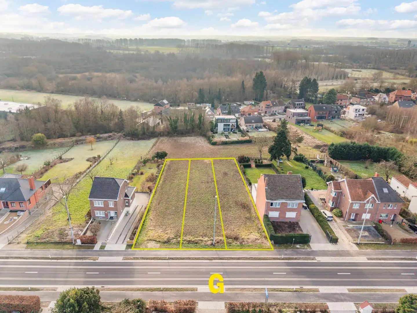 Projectgrond op 42a 34ca met mogelijkheden voor 5 halfopen woningen gelegen aan de Maastrichtersteenweg en Blaarstraat foto 2