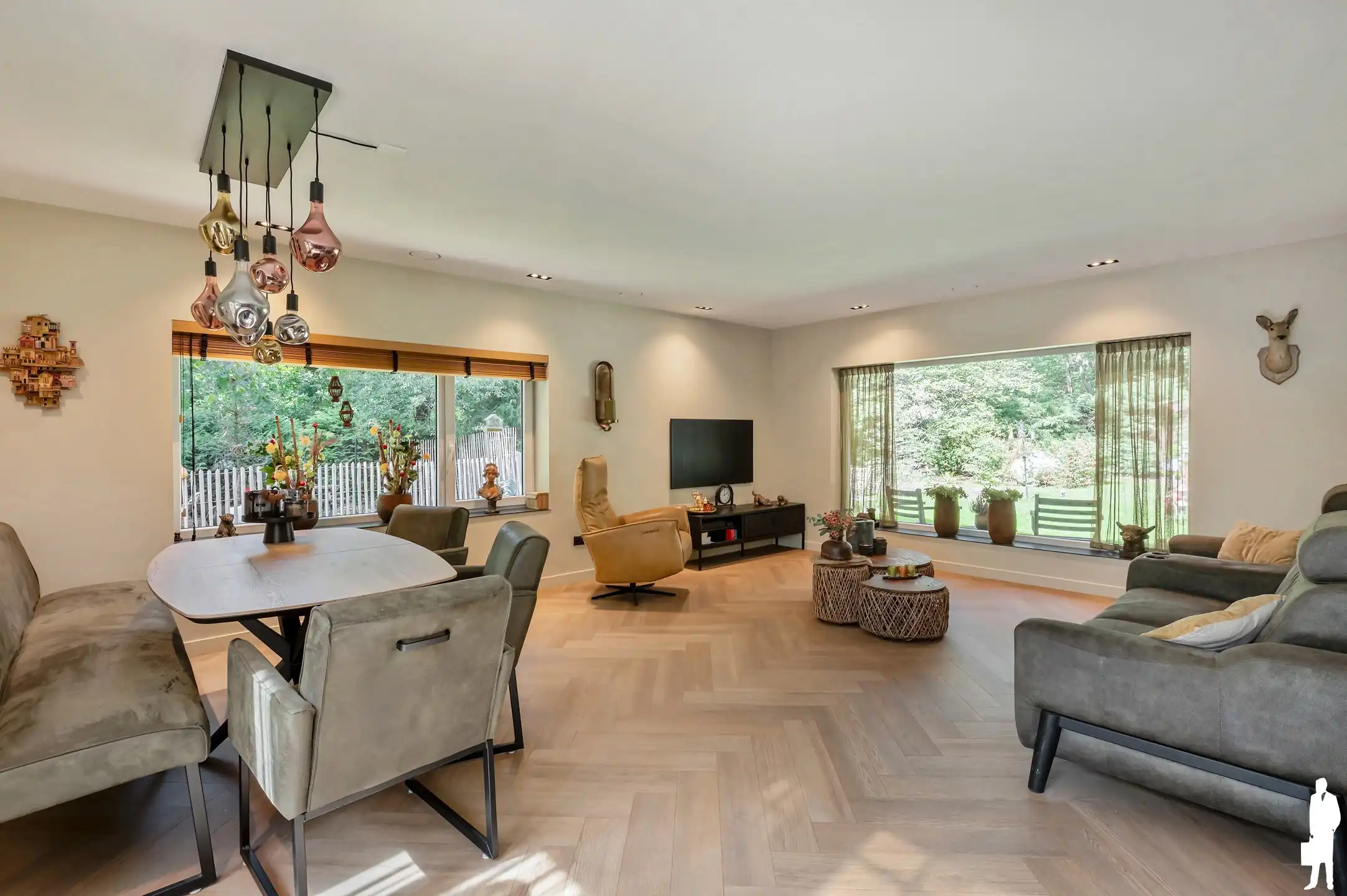 Volledig gerenoveerde gelijkvloerse woning met 2 slaapkamers en zonnige tuin in een rustige, bosrijke omgeving te Essen Wildert foto 13