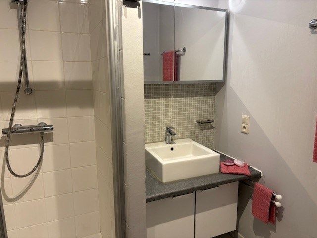 Gemeubelde studio met lateraal zee- en duinenzicht foto 4