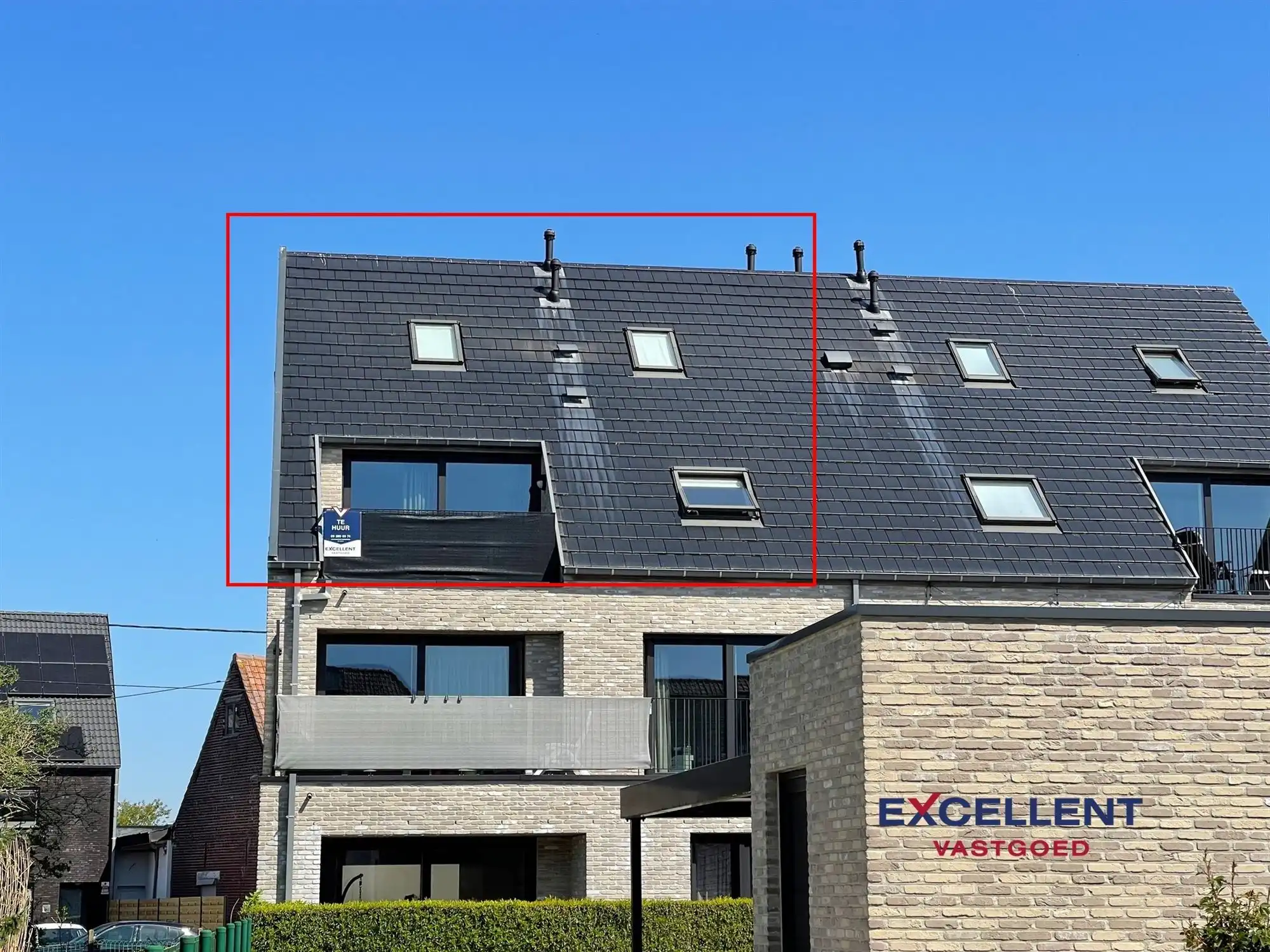 Recente energiezuinige duplex te huur in Deinze foto 15