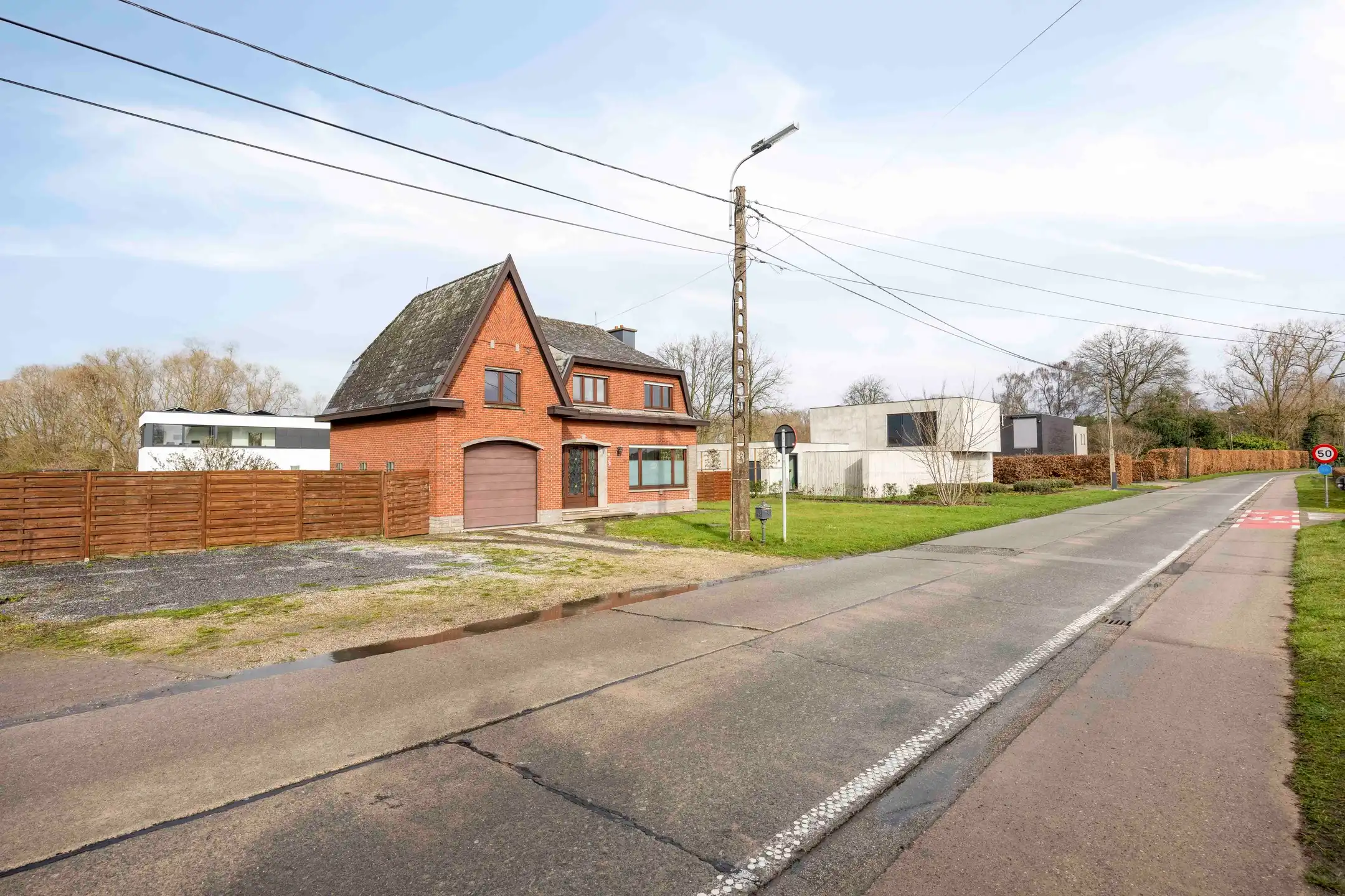 Vrijstaande woning op een perceel van 8 are in Haacht foto 2