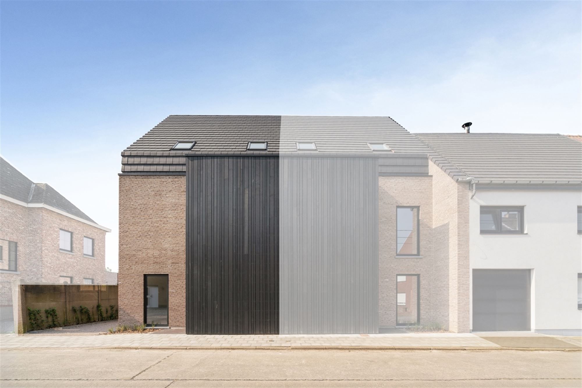 Instapklare HALFOPEN NIEUWBOUWWONING met 4 slpks, bureau, garage & carport op een perceel van ca. 496m² foto 2