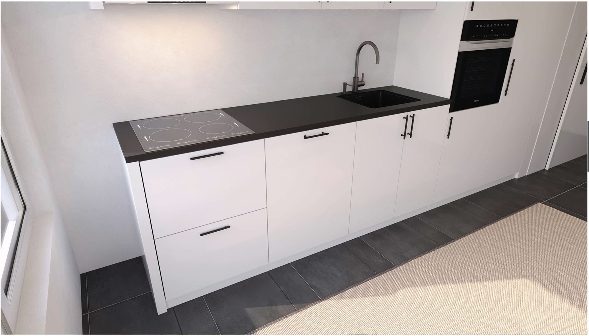 INSTAPKLAAR EN VERNIEUWD 1 SLAAPKAMER APPARTEMENT OP WANDELAFSTAND VAN HET CENTRUM foto 8