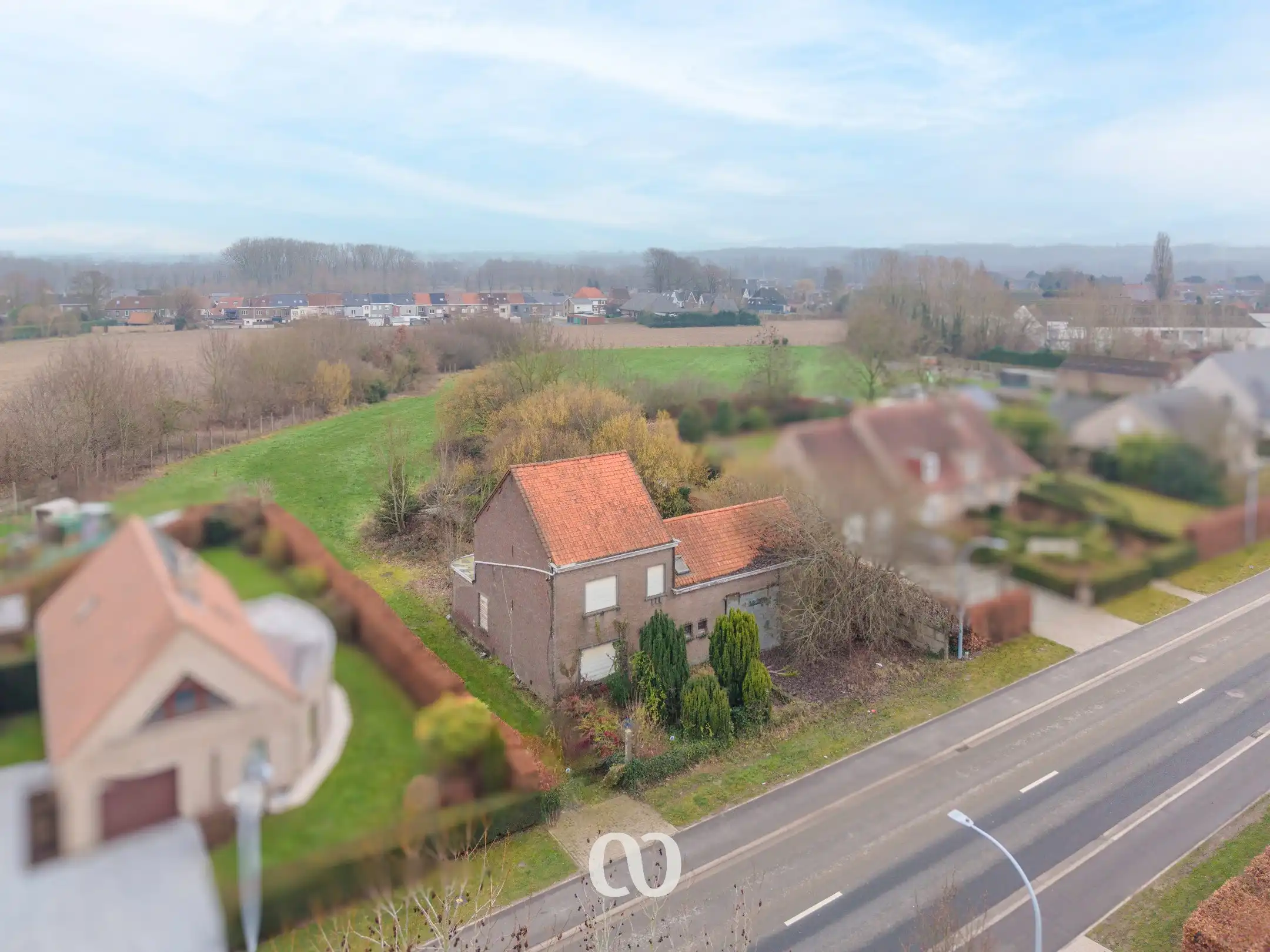 Hoofdfoto van de publicatie: Sterk gelegen perceel met heropbouwpotentieel in Oudenaarde