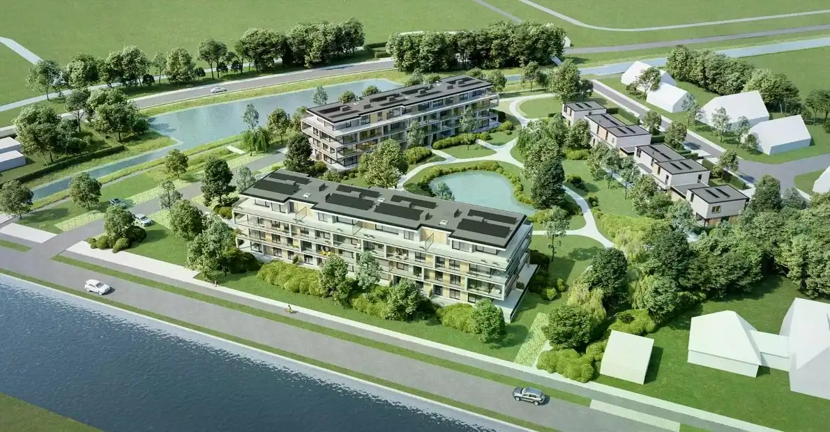 Nieuwbouwappartement met twee slaapkamers gelegen aan het kanaal te Oudenburg foto 4