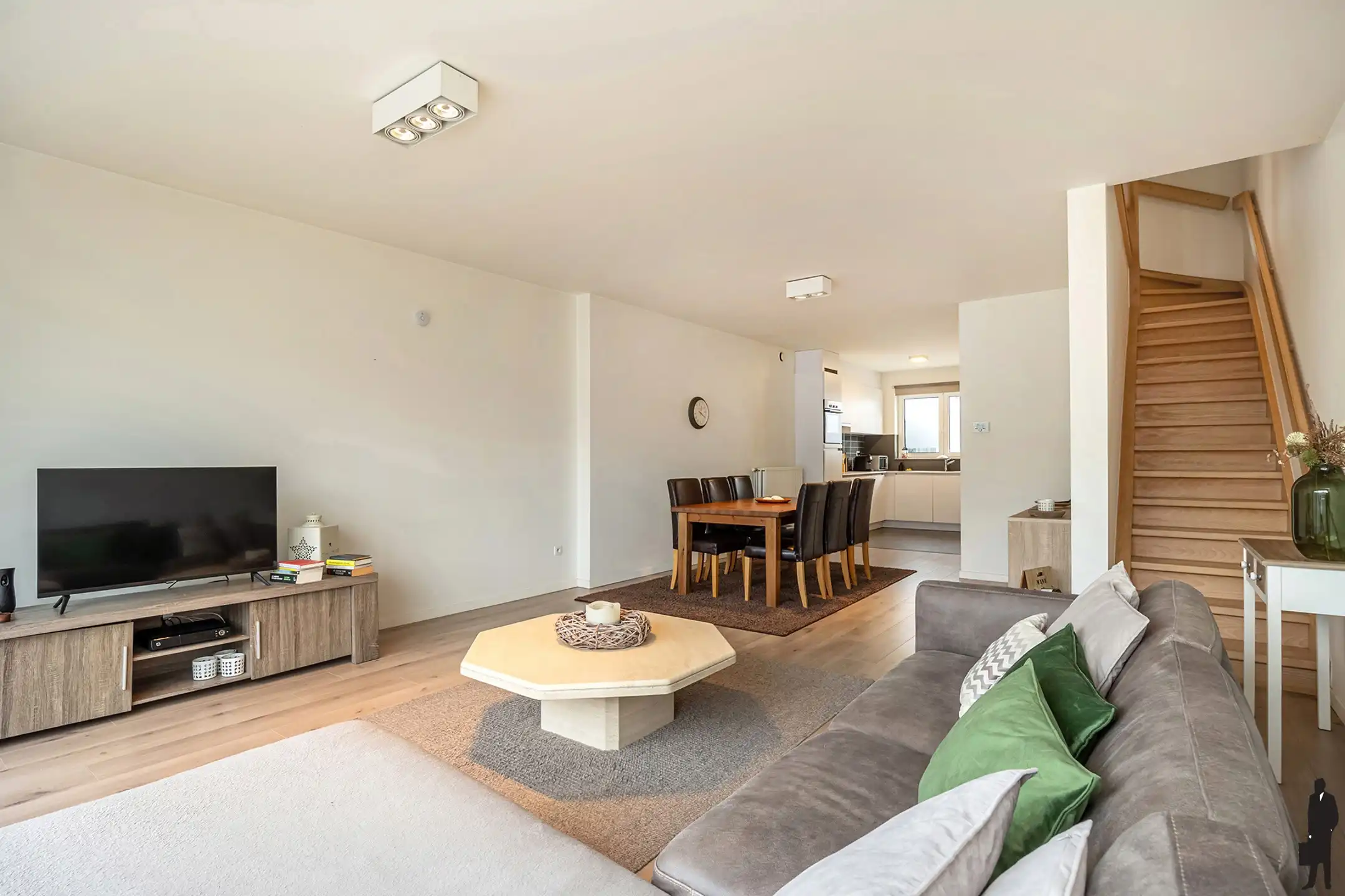Modern duplex app met 3 slpk en ondergrondse staanplaats foto 2