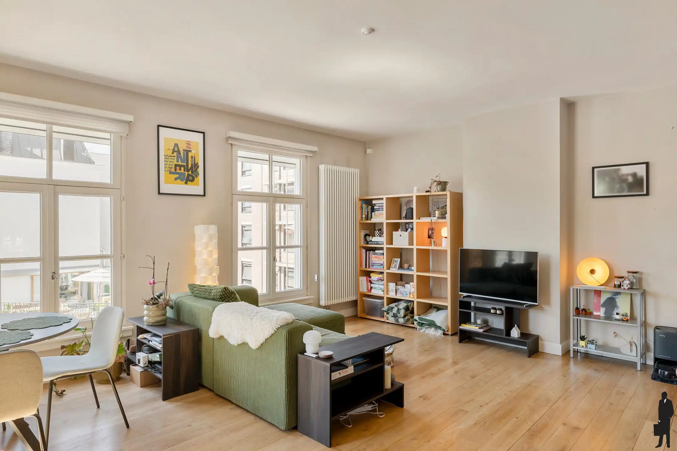 Hoekappartement met zicht op Leopoldplaats foto 4
