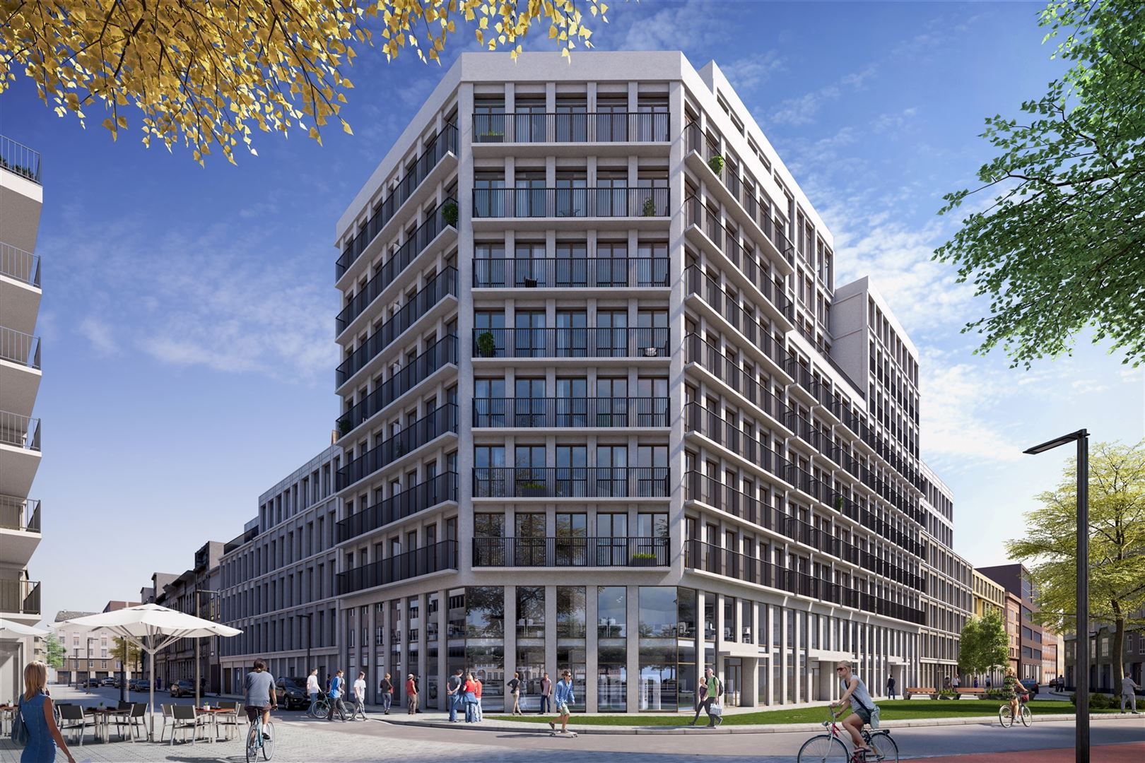 Moderne kantoren gelegen aan het Eilandje foto {{pictureIndex}}