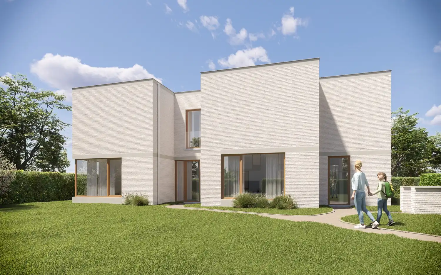 Residentie "DE KASSEI" | 4 SLKS | 213 m² | tuin/terras 131 m² - Zuid-West foto {{pictureIndex}}