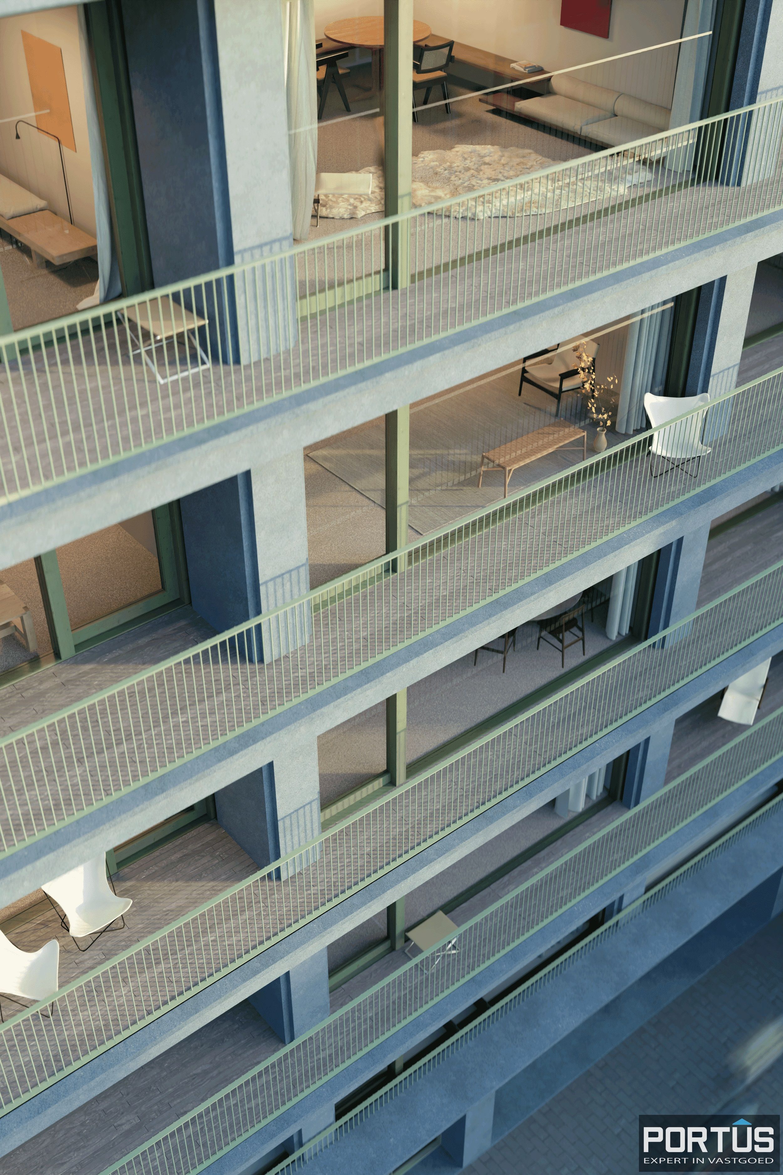Nieuwbouwappartement met 2 slaapkamers te koop in Residentie Josef Albers te Oostduinkerke  foto 26