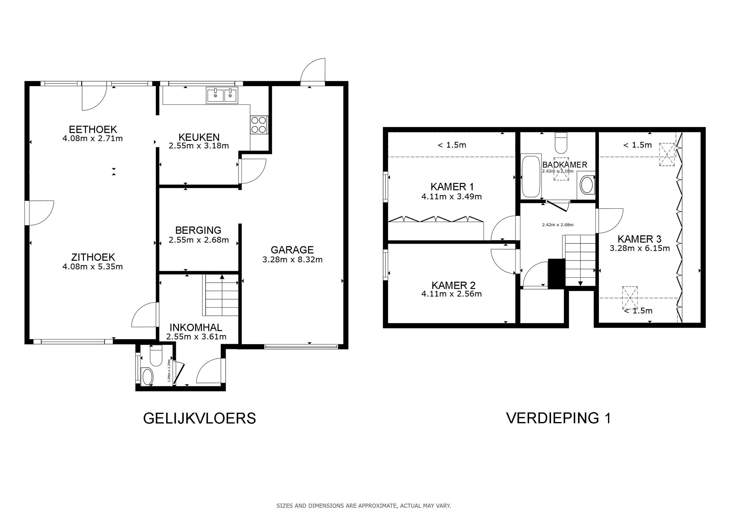 Op te frissen gezinswoning in gegeerde, residentiële, wijk foto 25