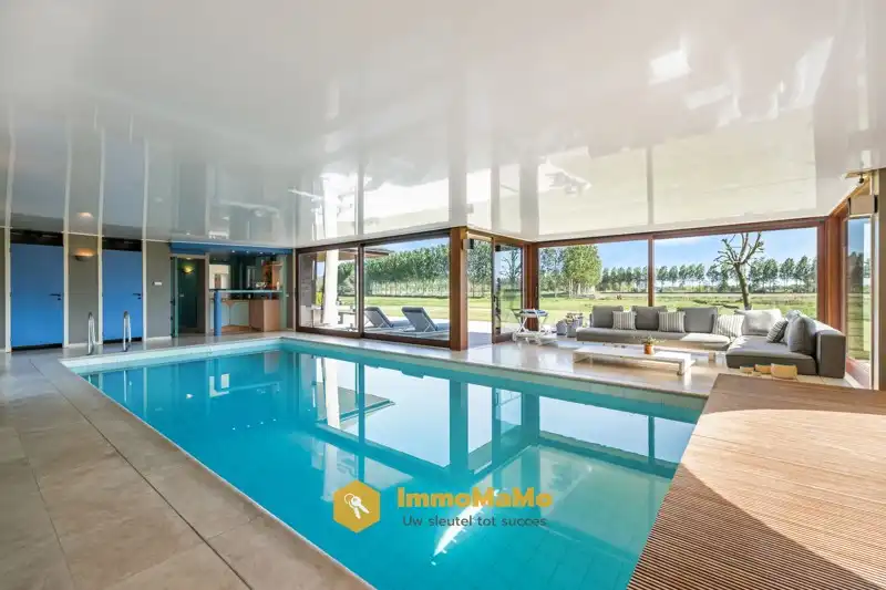 UNIEKE VILLA MET WEILAND EN PAARDENSTALLEN OP EEN TOPLOCATIE TE KOOP IN MENDONK (GENT) foto 14