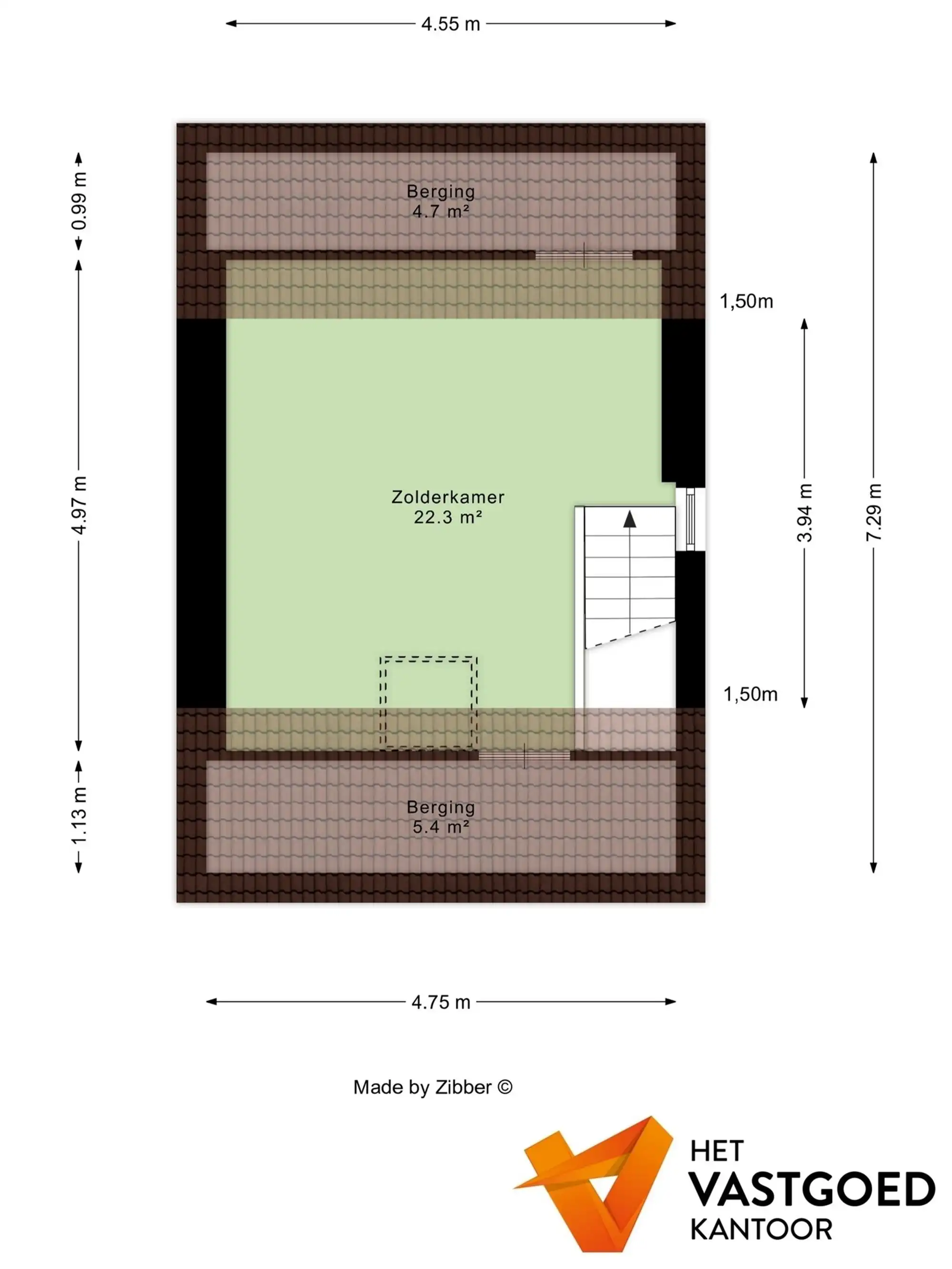 PERFECT ONDERHOUDEN WONING MET 3 SLAAPKAMERS + GARAGE OP PERCEEL VAN 5A62 TE BERINGEN foto 30