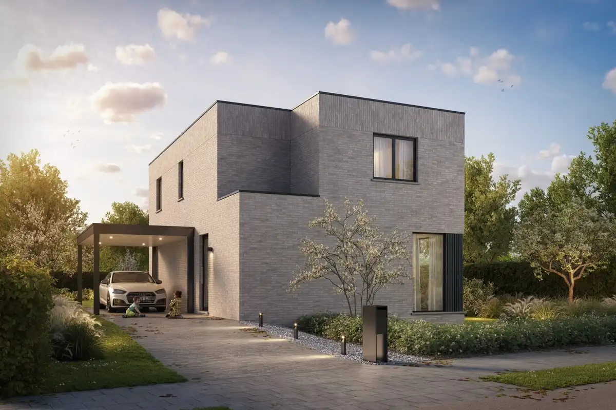 HECTAAR BOUWT MODERNE OPEN NIEUWBOUWWONING TE OOSTDUINKERKE foto {{pictureIndex}}