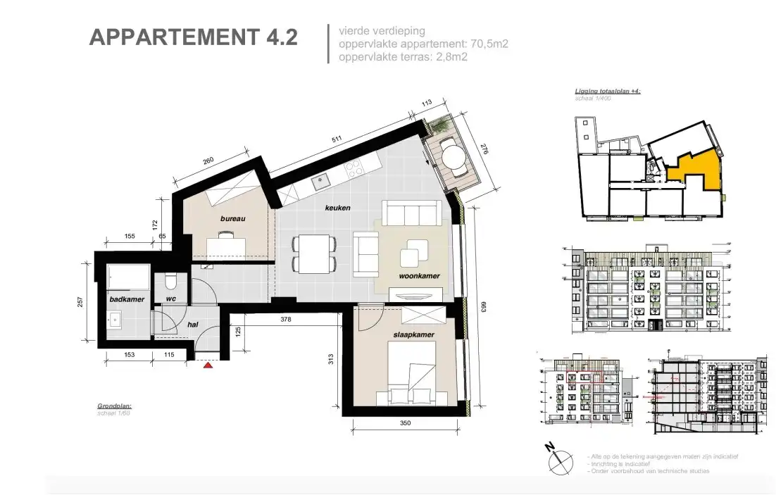 LEUVEN CENTRUM - Gerenoveerd appartement 1slpk  foto 3