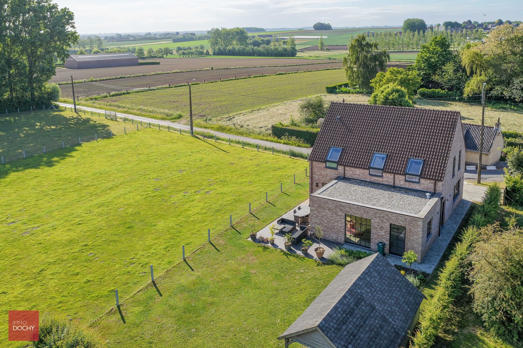 Recent gebouwde villa met prachtig landelijk zicht nabij centrum Wannegem foto 24