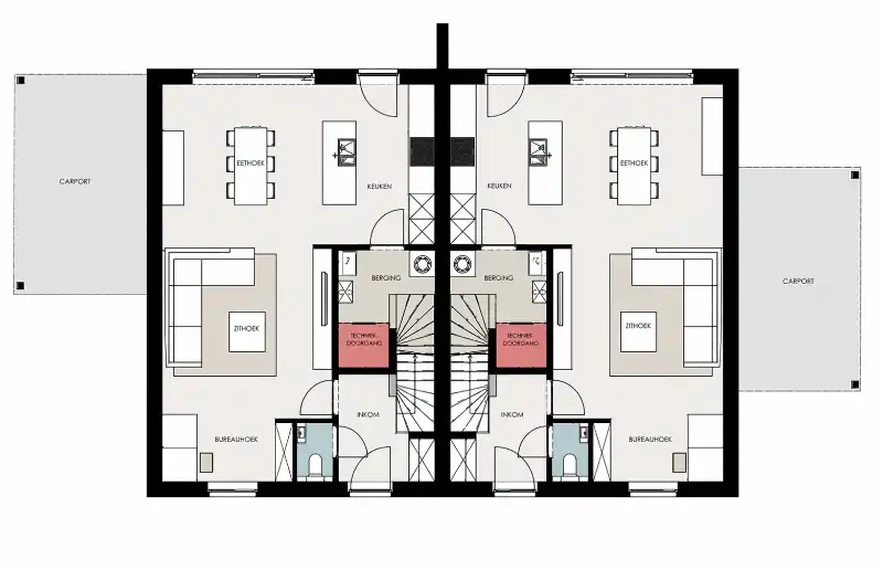 Opportuniteit: bouwgrond voor een moderne koppelwoning foto 2